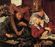 Marinus van Reymerswaele A Moneychangr and His Wife Germany oil painting reproduction
